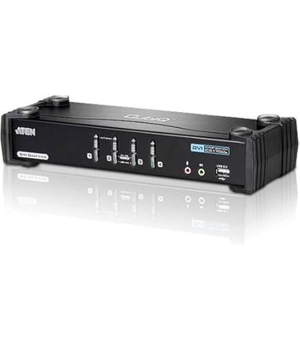 ATEN KVMスイッチ CS1782 2-Port USB 2.0 DVI KVMP™ Switch - CS1782, ATEN Desktop KVM